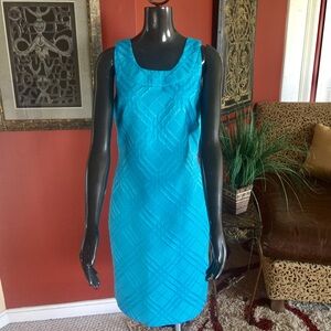 NWT Jones New York Turquoise Sleeveless Midi Dress